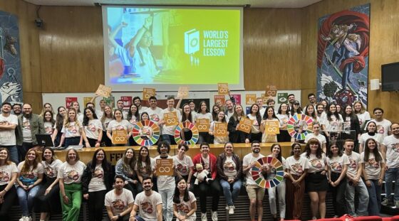 Young People lead the World’s Largest Lesson in Coimbra, Portugal